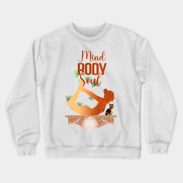 mind..boody..soul Crewneck Sweatshirt by siano